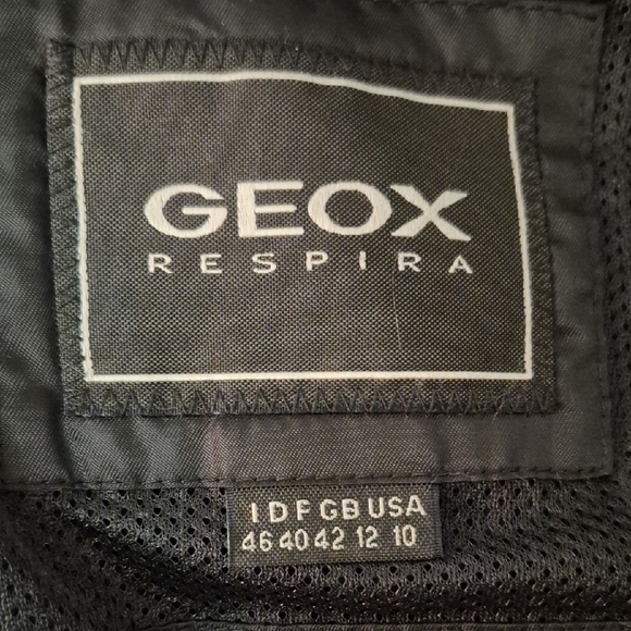 Geox Dark Brown Leather Jacket with  Fur Trim - Picture 10 of 12